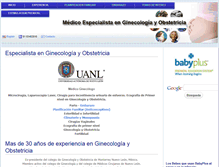 Tablet Screenshot of ginecologomx.com